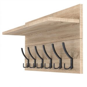 Wieszak ścienny WP80 na ubrania 80cm Dąb Sonoma