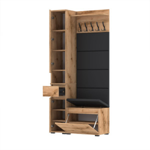 Garderoba 90x30x202cm Supra30-VB-2-N1-Wotan