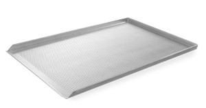 Blacha wypiekowa perforowana z 3 rantami HENDI 600x400x(H)20mm