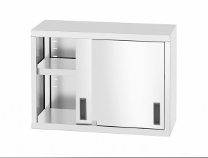 Szafka wisząca - spawana z drzwiami suwanymi HENDI Profi Line 800x300x(H)600mm