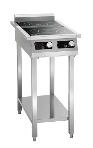 Podstawa do kuchenek indukcyjnych z 2-palnikami 3550-1 TCK Bartscher