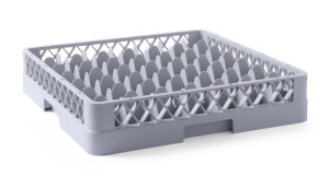 Kosz do szkła 500×500 mm HENDI 49 przegródek - 63x63 mm 500x500x(H)104mm