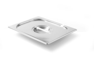 Pokrywka do pojemników GN z wycięciem na chochlę HENDI Kitchen Line GN 1/2 265x325mm