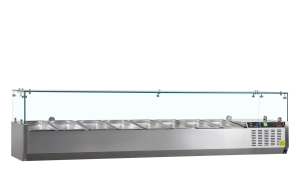 Witryna chłodnicza GN1/4 GVC33-180 | TEFCOLD