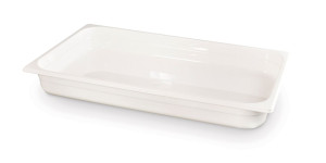 Pojemnik GN 1/1 z białego poliwęglanu HENDI GN 1/1 9L biały 530x325x(H)65mm