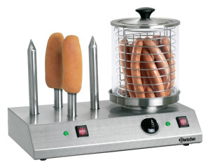 Podgrzewacz do parówek i bułek hot-dog 4 grzałki Bartscher