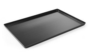 Taca cukiernicza ekspozycyjna czarna HENDI 600x400x(H)20mm
