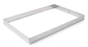 Rant piekarniczo-cukierniczy prostokątny HENDI 383x285x(H)50mm