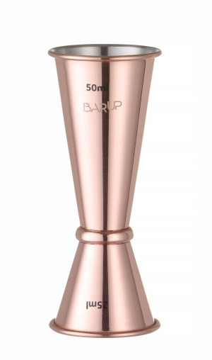 Jigger - miarka barmańska 30/50 ml BarUp miedziany 43x(H)110mm