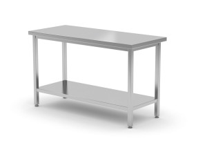 Stół centralny z półką - skręcany HENDI Kitchen Line 1800x700x(H)850mm