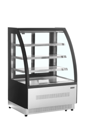 Chłodnicze witryny ekspozycyjne LPD900C Black | TEFCOLD