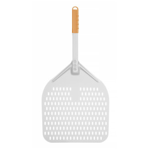 Łopata do pizzy z perforacją i krótką rączką kwadratowa HENDI 350x710mm