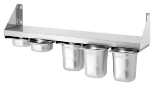 Półka na przyprawy 5x 1/6GN Bartscher