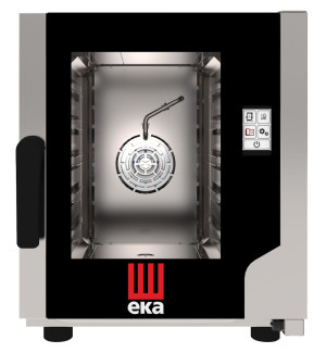 Piec konwekcyjno - parowy Evolution Next 5 x GN 2/3 elektryczny z bezpośrednim natryskiem ekranem dotykowym Tecnoeka 230V/3200W 550x754x(H)662mm