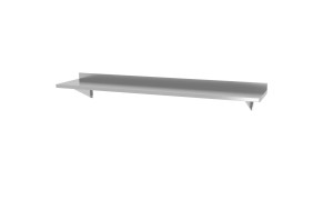 Półka wisząca z 2 konsolami HENDI 1400x300x250 mm 1400x300x(H)250mm