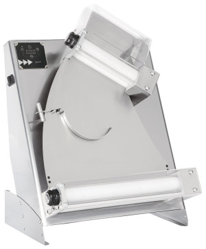 Wałkownica elektryczna do pizzy Prismafood 300 z 2 parami wałków Prismafood waga porcji ciasta 008 - 021 kg 230V/250W 475x375x(H)660mm