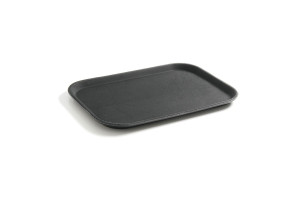 Taca do serwowania z polipropylenu antypoślizgowa prostokątna czarna HENDI GN 1/1 530x325mm