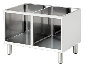 Podstawa otwarta 650, szer. 800mm, StCrNi Bartscher