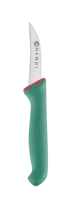 Nóż do obierania z wygiętym ostrzem HENDI zielony (L)170mm