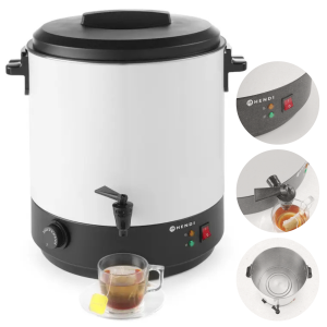 Warnik HENDI 25L biały 230V/2500W 435x441x(H)500mm