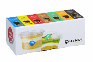 Zestaw etykiet jednorazowych Food Safety na każdy dzień tygodnia z podajnikiem HENDI 240x80x(H)100mm