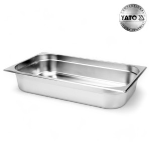 Pojemnik Gastronomiczny ze Stali Nierdzewnej GN 1/1 100MM 13,5L YATO
