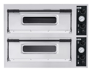 Piec do pizzy Basic 44 Prismafood 2 komory 400V/9400W 975x814x(H)745mm