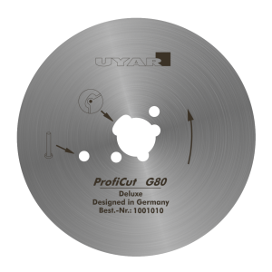Ostrze gładkie 80mm, oryginalne, UYAR ProfiCut G80 Deluxe (2 gen.)