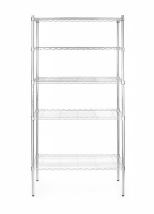 Regał z 5 półkami HENDI chromowany chromowany 910x455x(H)1830mm