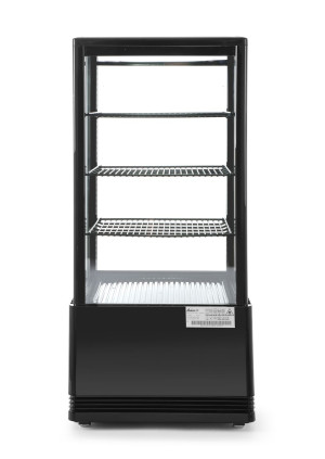 Witryna chłodnicza 78 l Arktic czarny 230V/170W 444x397x(H)940mm