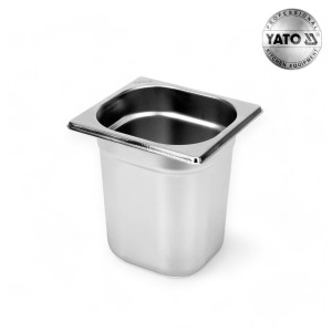Pojemnik Gastronomiczny ze Stali Nierdzewnej GN 1/6 200MM 3,4L YATO