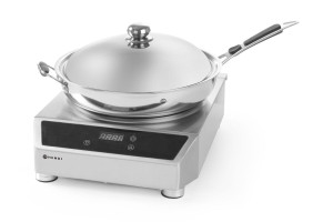 Wok indukcyjny 3500 HENDI Profi Line kuchenka + wok 230V/3500W 340x450x(H)295mm