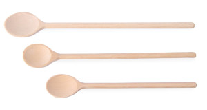 Łyżka drewniana - zestaw 3 szt. różne rozmiary HENDI 3 szt. (L)475mm