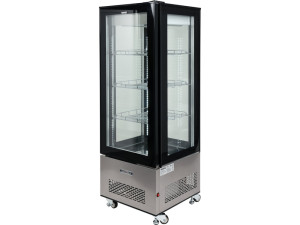 Witryna Chłodnicza 400L 65x65x190 Czarna YATO