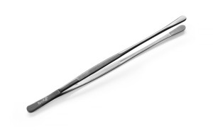 Pęseta z okrągłymi końcówkami BarUp czarny (L)305mm