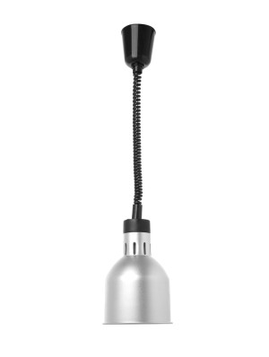 Lampa do podgrzewania potraw wisząca cylindryczna HENDI srebrny 230V/250W 175x(H)250mm