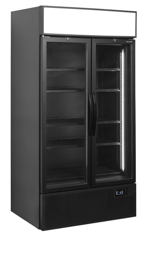 Czarna chłodziarka ekspozycyjna FSC1000H Black | TEFCOLD