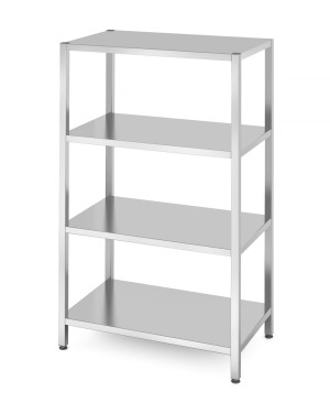 Regał magazynowy z 4 półkami pełnymi - skręcany HENDI Kitchen Line 1000x600x(H)1800mm