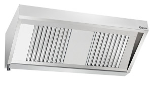 Okap ścienny z silnikiem 1500x700m Bartscher