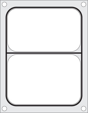 Matryca do zgrzewarki CDS-01 CAS 227x178mm dwudzielna