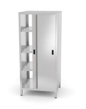 Szafa przelotowa z drzwiami suwanymi - skręcana HENDI Kitchen Line 800x700x(H)1800mm