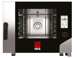 Piec konwekcyjno-parowy Millennial Touch Screen Bakery z automatycznym systemem myjącym 4× 600×400 mm - sterowany elektronicznie elektryczny Tecnoe