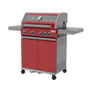 Grill Gazowy OKAYA 4+1, 14,5KW, Czerwony YATO