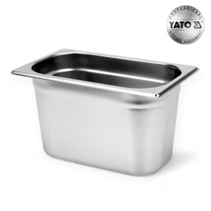 Pojemnik Gastronomiczny ze Stali Nierdzewnej GN 1/4 150MM 4,5L YATO