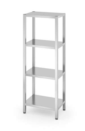 Regał magazynowy z 4 półkami pełnymi - skręcany HENDI Kitchen Line 600x400x(H)1800mm