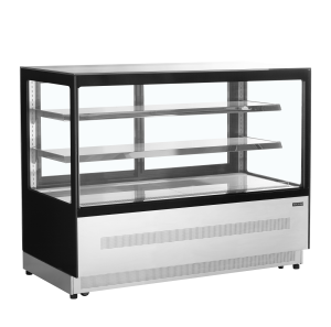 Chłodnicze witryny ekspozycyjne LPD1500F Black | TEFCOLD