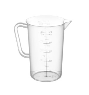 Miarka z polipropylenu HENDI 0,5L 90x(H)140mm