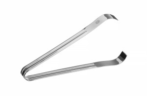Szczypce do lodu BarUp srebrny (L)180mm