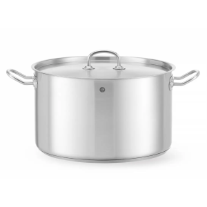 Garnek średni z pokrywką HENDI Kitchen Line 15L 320x(H)190mm