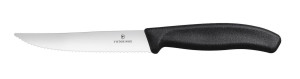 Nóż do steków i pizzy Victorinox czarny 2 szt. (L)232mm